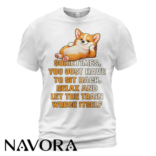 Corgi T-Shirt Funny Relax