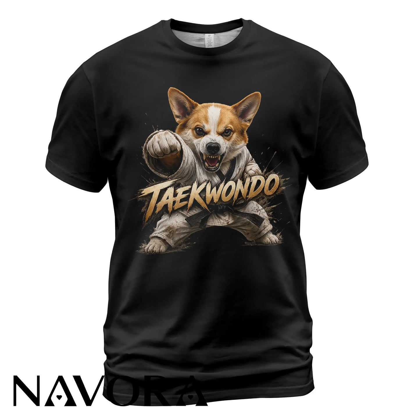 Corgi Taekwondo T-Shirt – Power & Playful Style