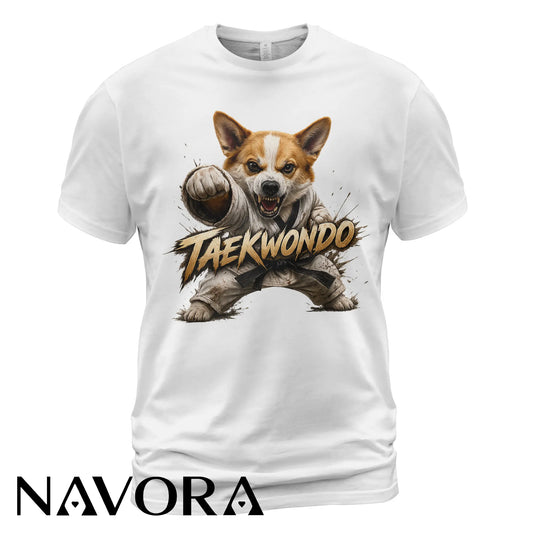 Corgi Taekwondo T-Shirt – Power & Playful Style