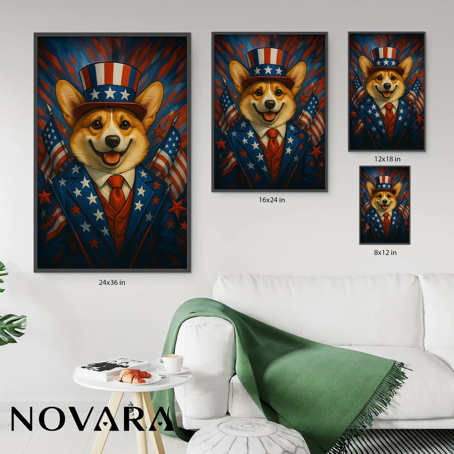 Corgi Poster – Independence Day US 250 Year Limited Edition