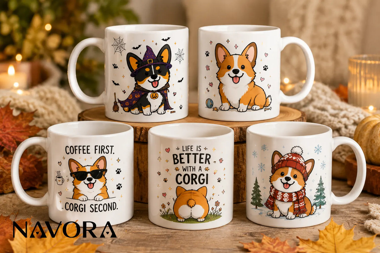 Corgi Mugs | Cute Corgi Coffee Cups & Gifts