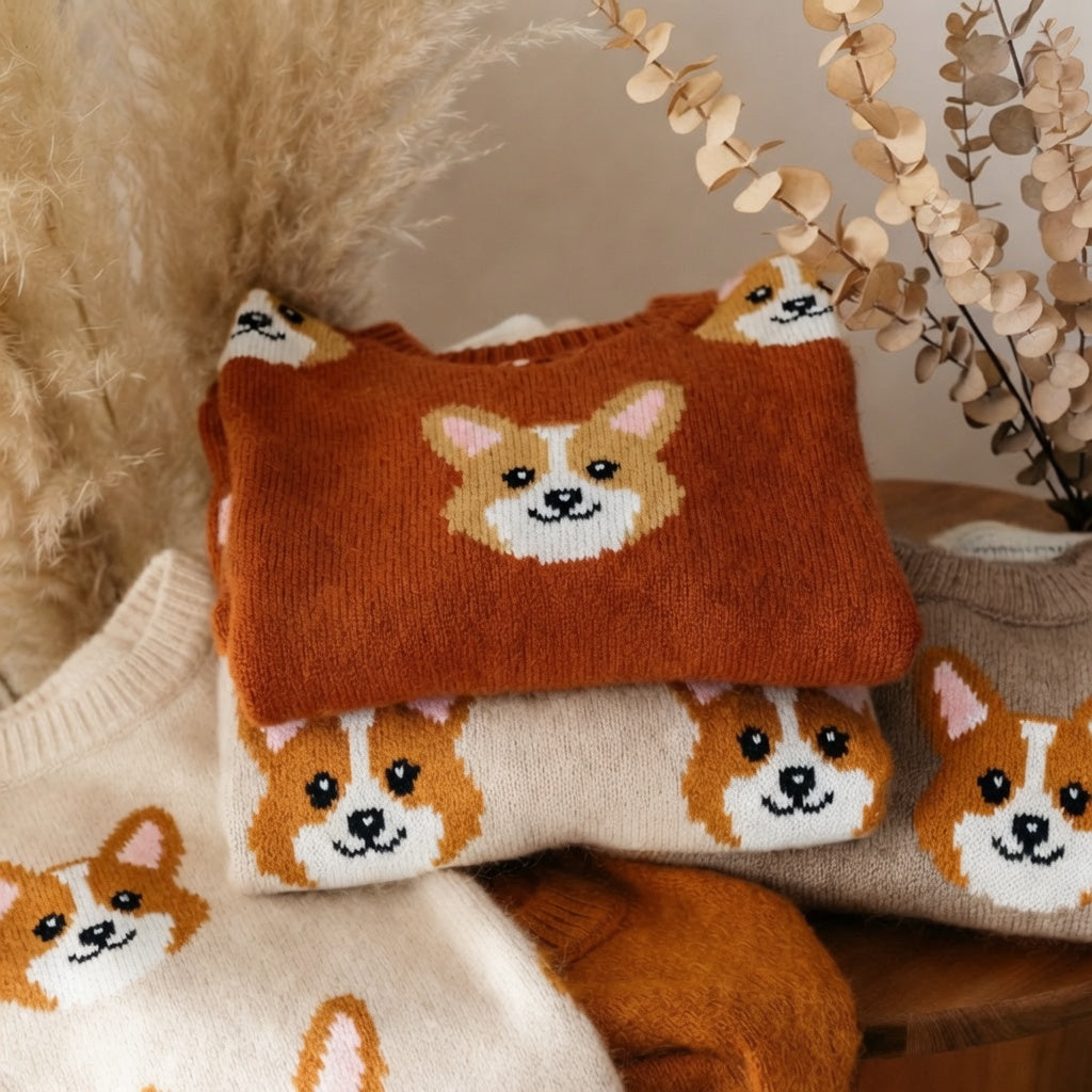 Corgi Sweaters – Cute Dog Graphic Sweatshirts | Navora Official