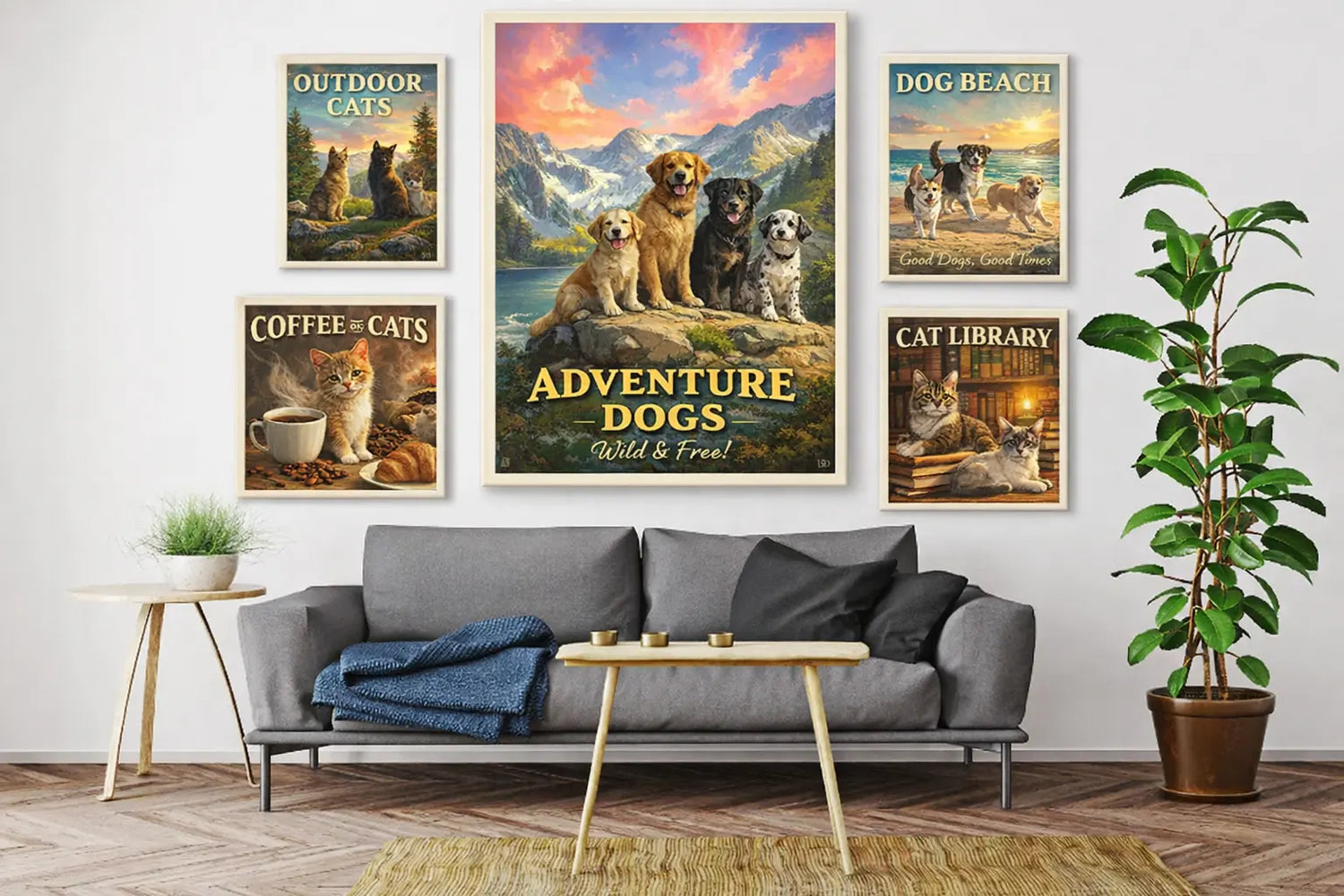Pets Posters – Dog & Cat Wall Art for Animal Lovers | Navora Official
