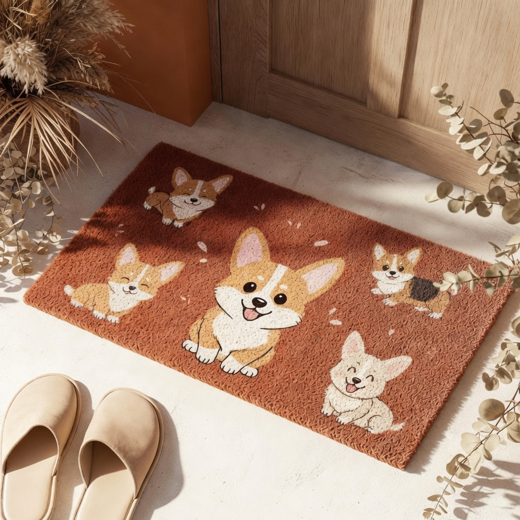 Corgi Doormats – Cute Dog Welcome Mats | Navora Official
