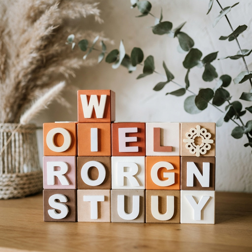 Wooden Block Decor
