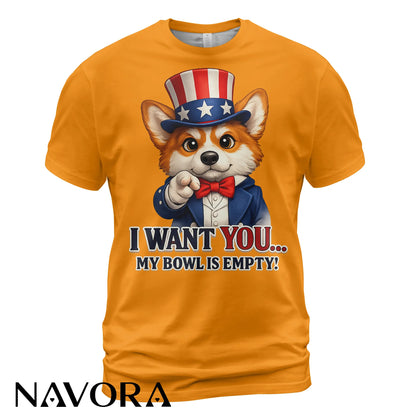 Corgi T-Shirt 4th of July – Funny Independence Day Dog Lover Shirt