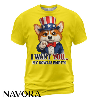 Corgi T-Shirt 4th of July – Funny Independence Day Dog Lover Shirt