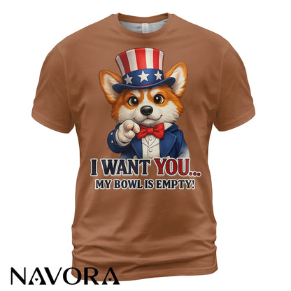 Corgi T-Shirt 4th of July – Funny Independence Day Dog Lover Shirt