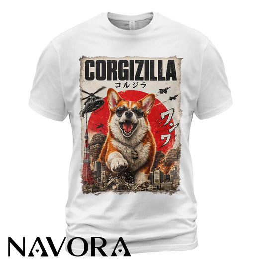 Corgi T-Shirt Corgizilla