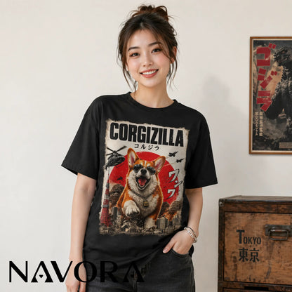 Corgi T-Shirt Corgizilla