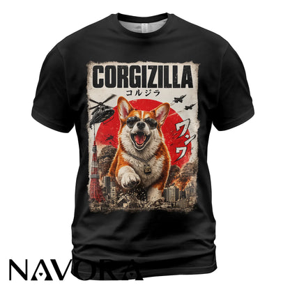 Corgi T-Shirt Corgizilla