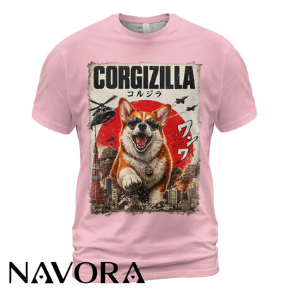 Corgi T-Shirt Corgizilla
