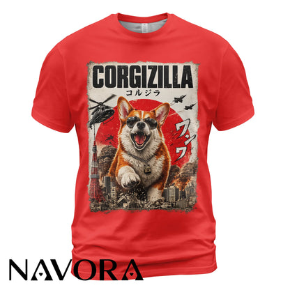 Corgi T-Shirt Corgizilla