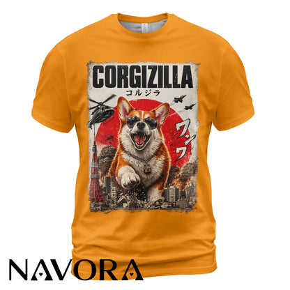 Corgi T-Shirt Corgizilla