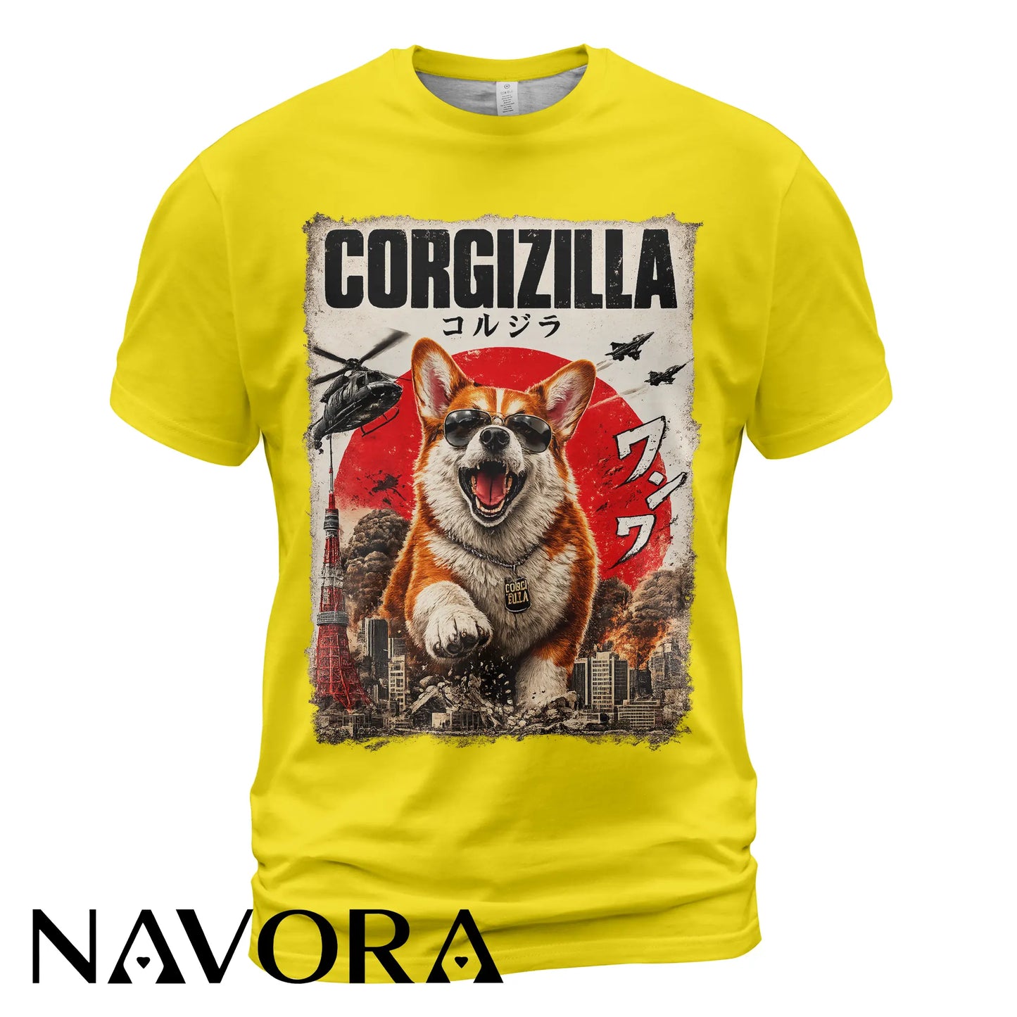 Corgi T-Shirt Corgizilla