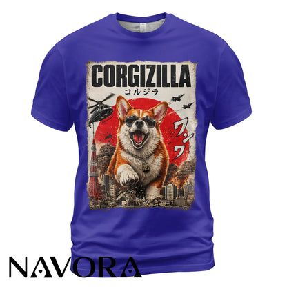 Corgi T-Shirt Corgizilla