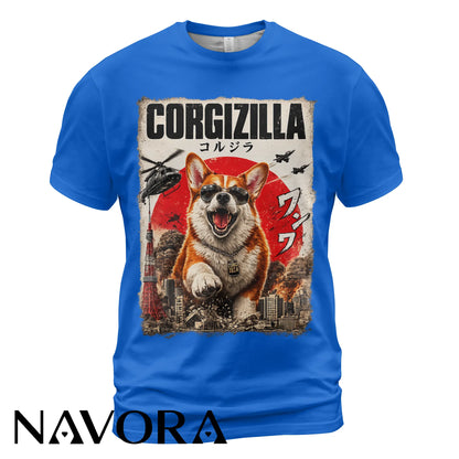 Corgi T-Shirt Corgizilla