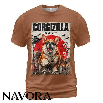 Corgi T-Shirt Corgizilla