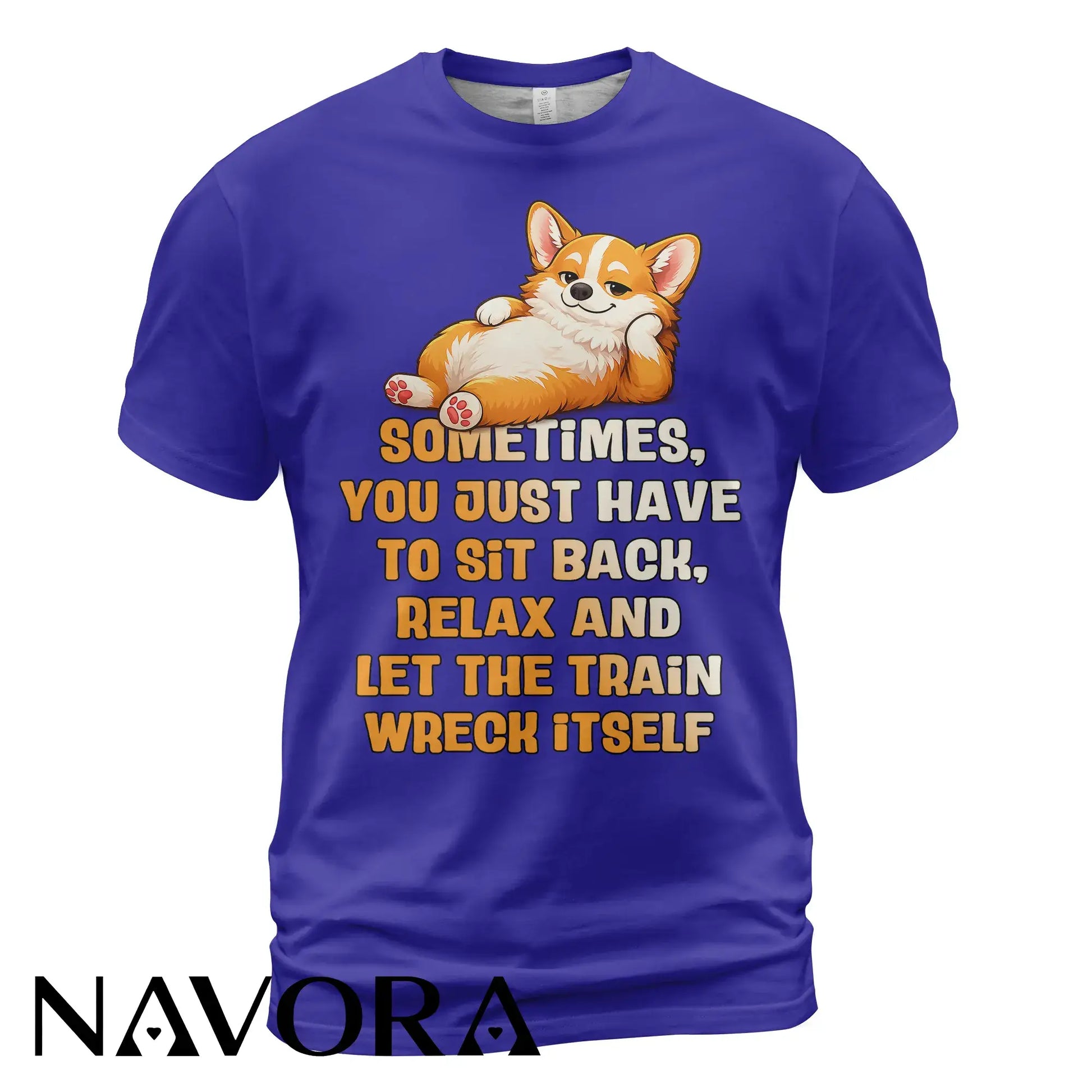 Corgi T-Shirt Funny Relax