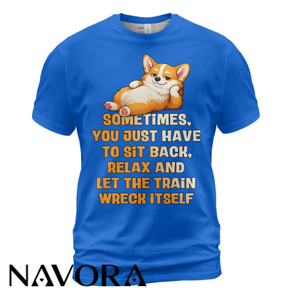 Corgi T-Shirt Funny Relax
