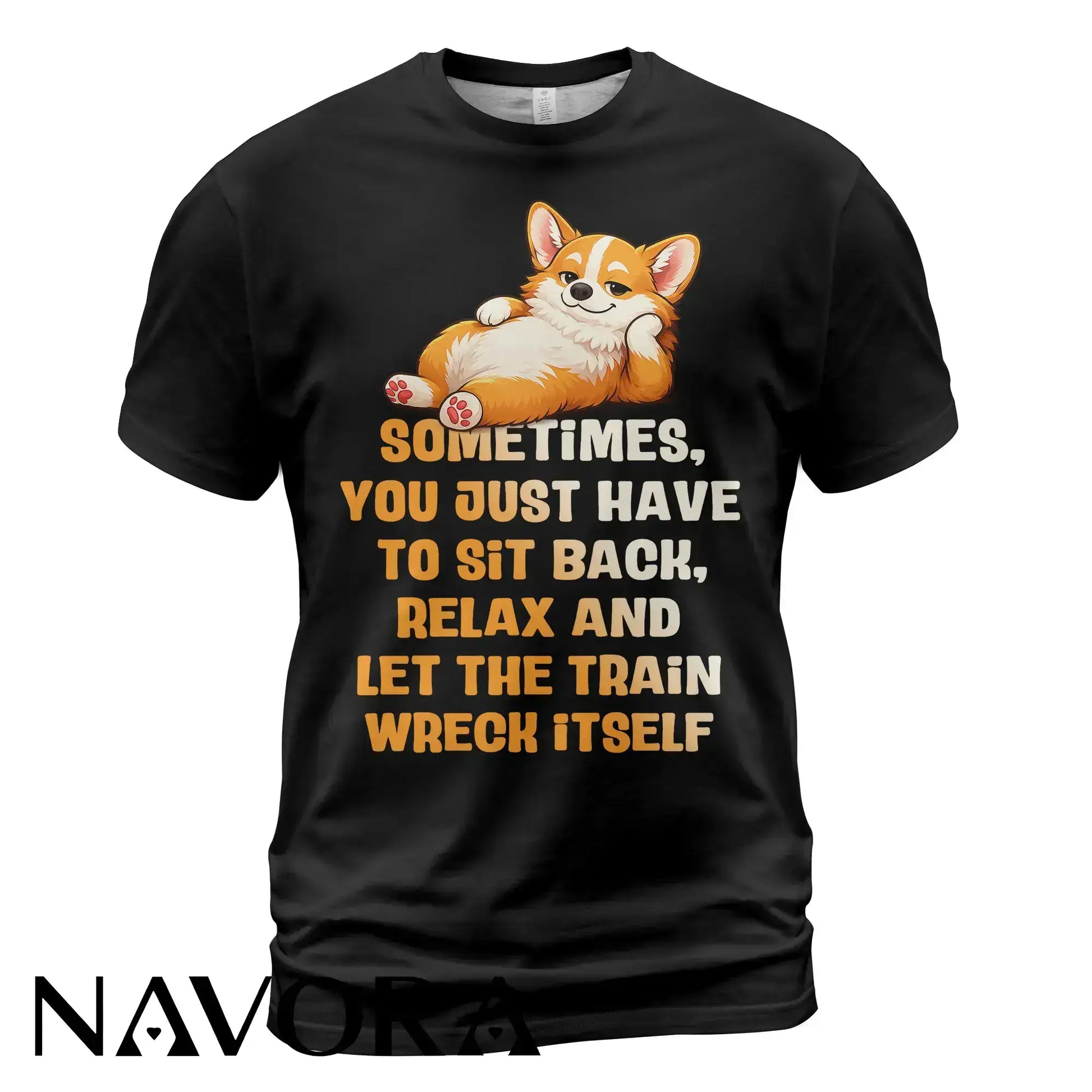Corgi T-Shirt Funny Relax