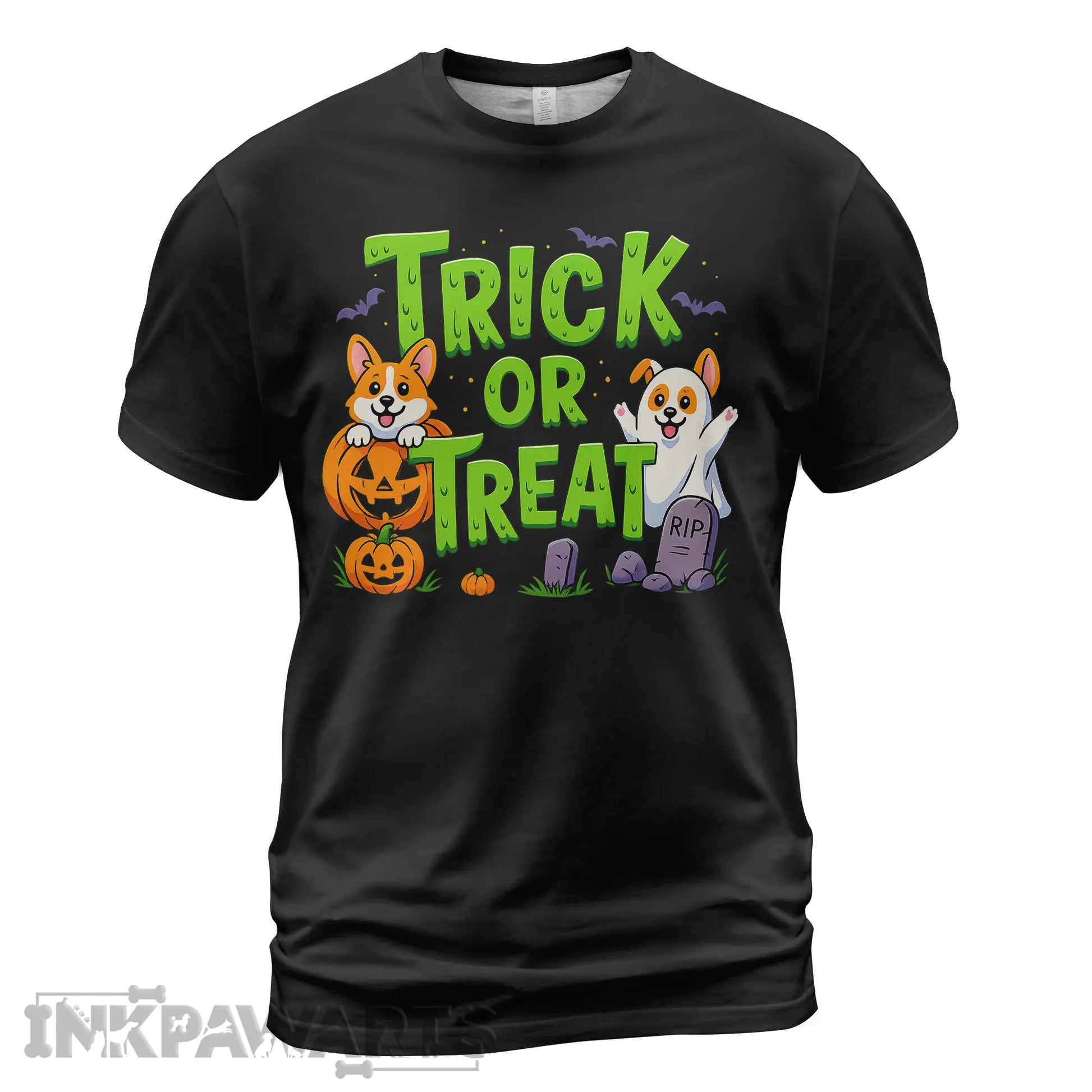 Corgi T-Shirt Trick or Treat Halloween Dog Costume Tee