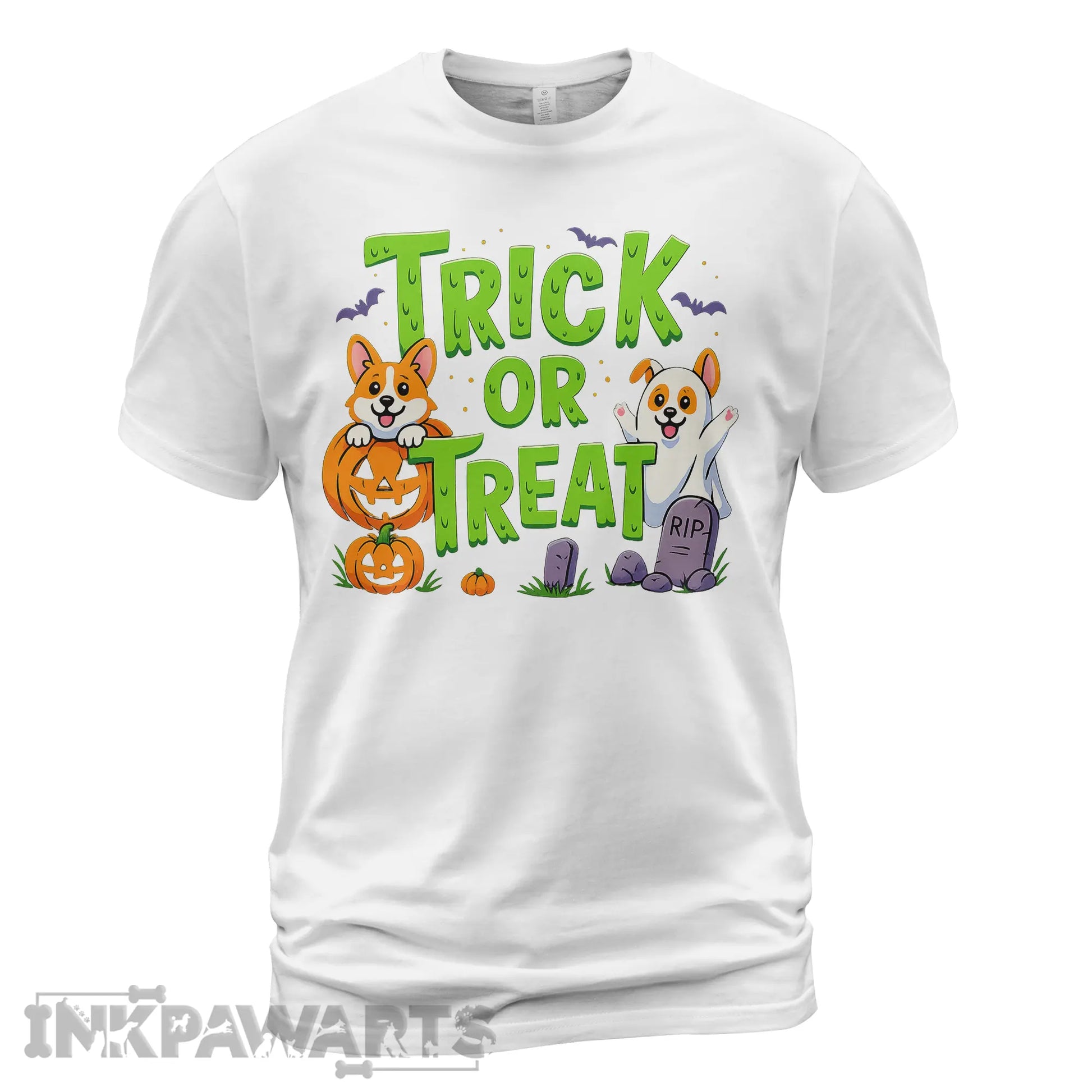 Corgi T-Shirt Trick or Treat Halloween Dog Costume Tee