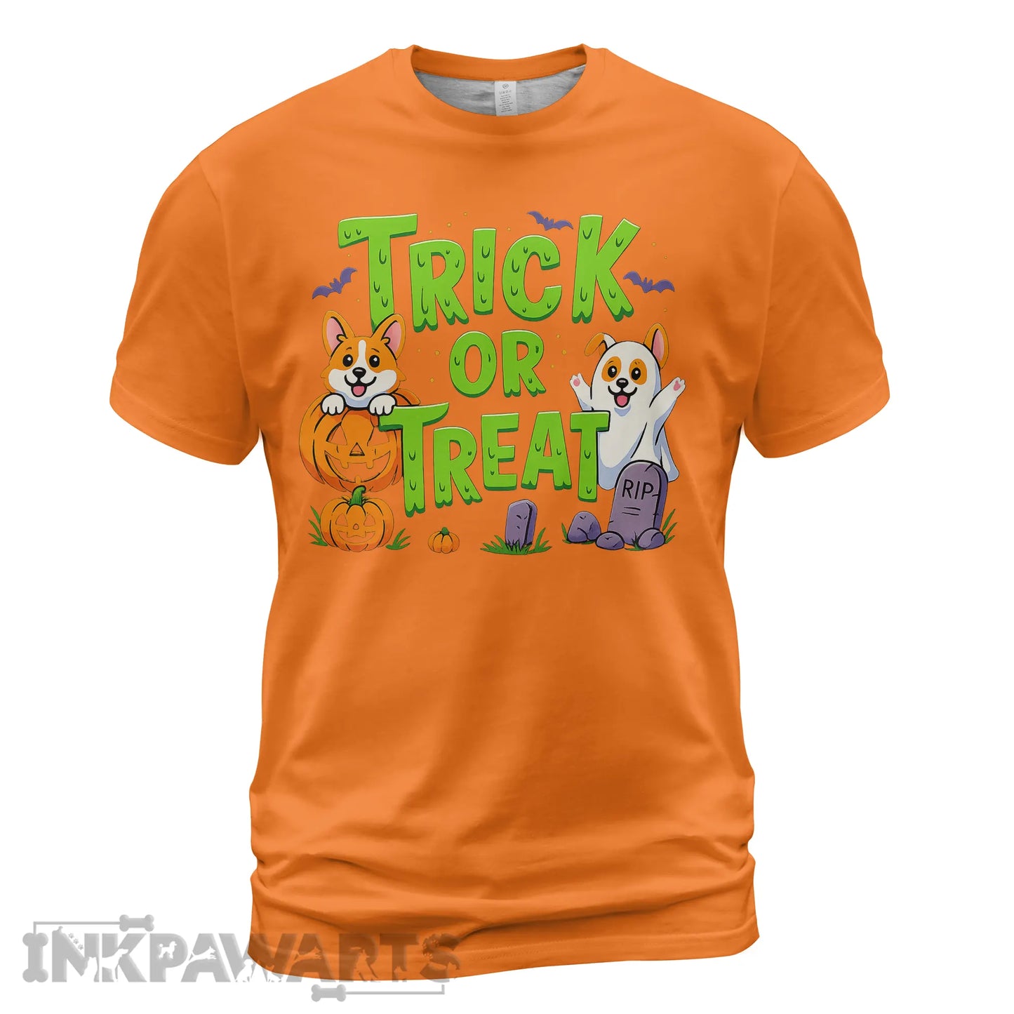 Corgi T-Shirt Trick or Treat Halloween Dog Costume Tee