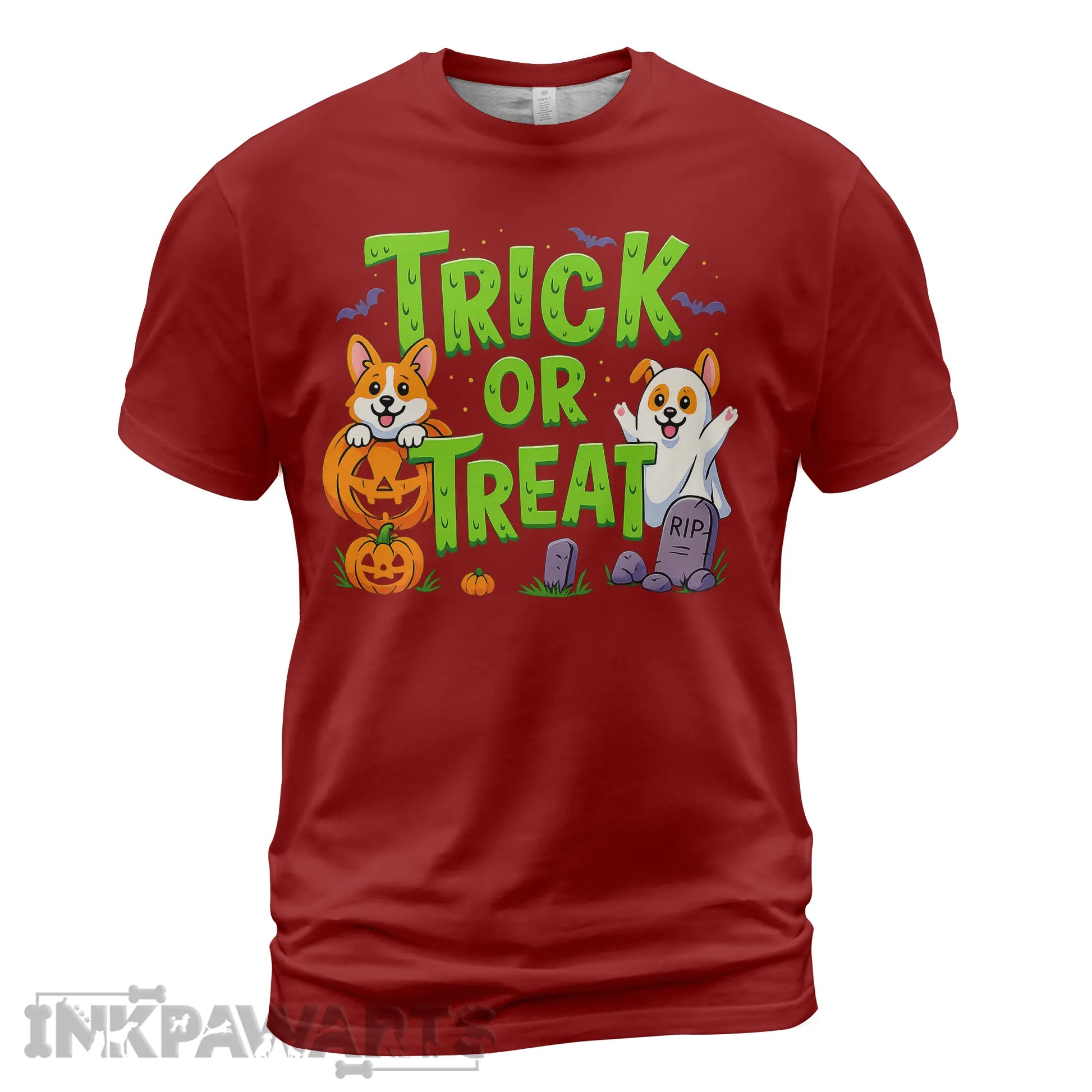 Corgi T-Shirt Trick or Treat Halloween Dog Costume Tee