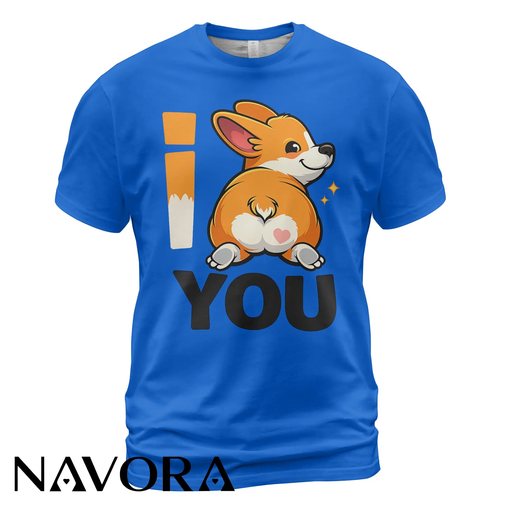 Corgi T-Shirt – Cute “I Love You” Corgi Butt Shirt