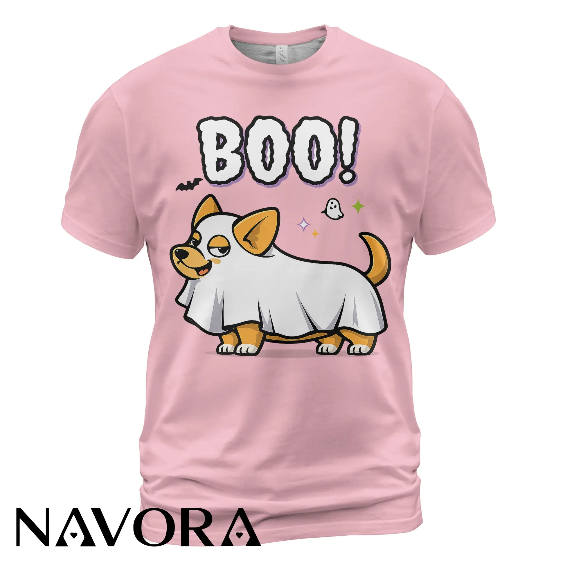 Corgi T-Shirt – Funny Halloween Boo Ghost Corgi Shirt