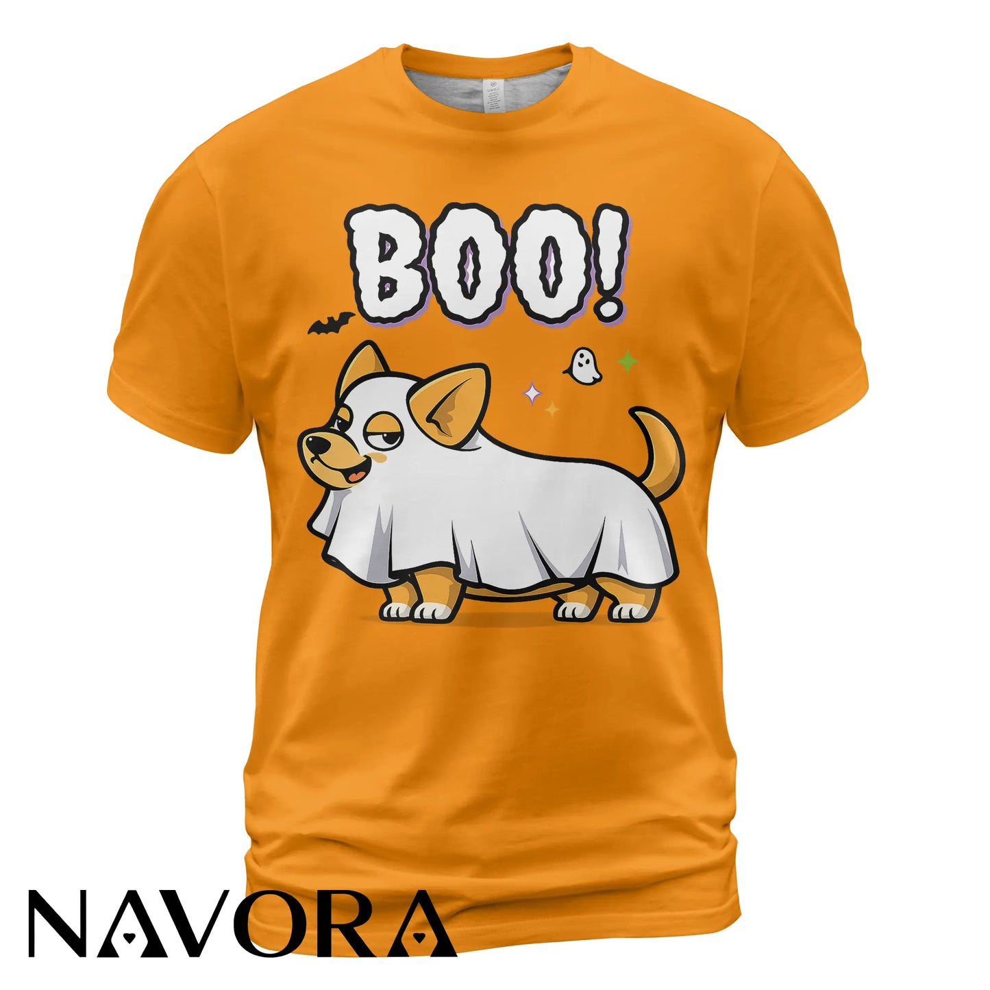 Corgi T-Shirt – Funny Halloween Boo Ghost Corgi Shirt