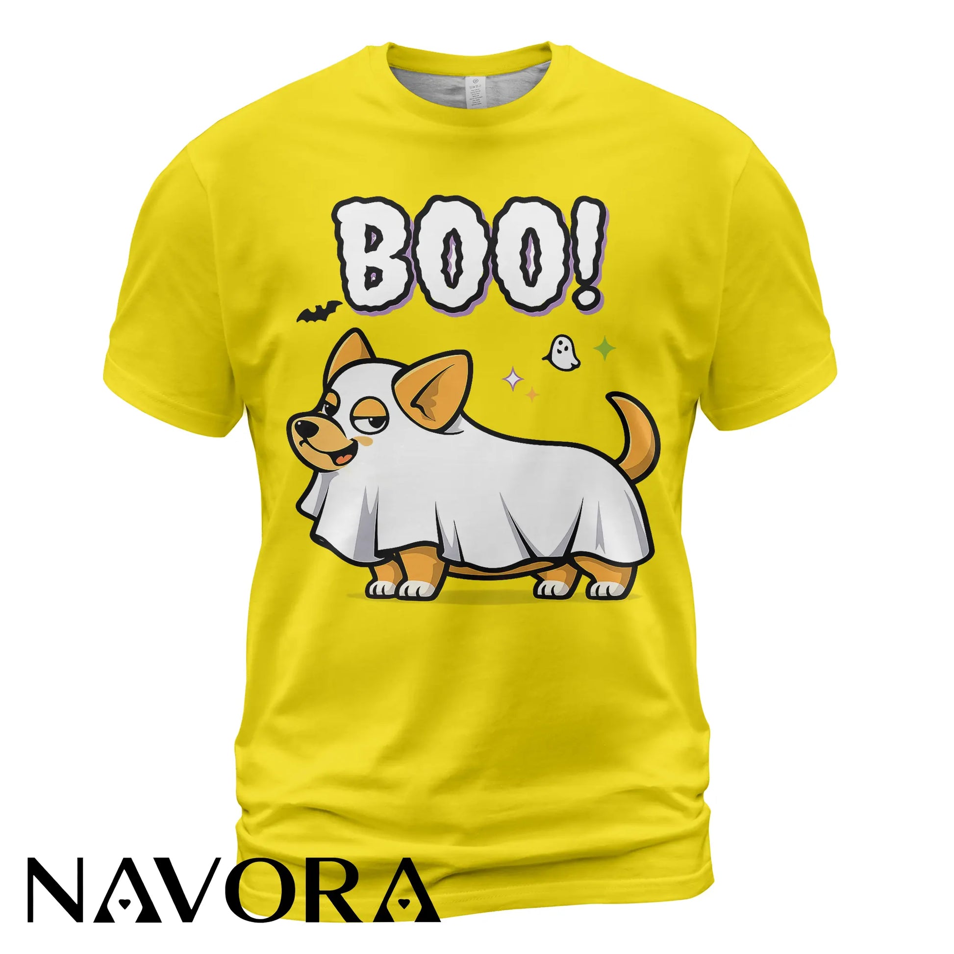 Corgi T-Shirt – Funny Halloween Boo Ghost Corgi Shirt
