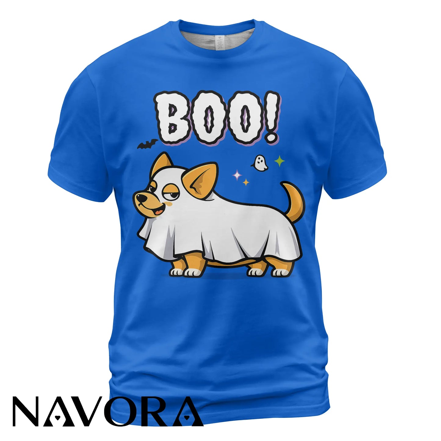 Corgi T-Shirt – Funny Halloween Boo Ghost Corgi Shirt
