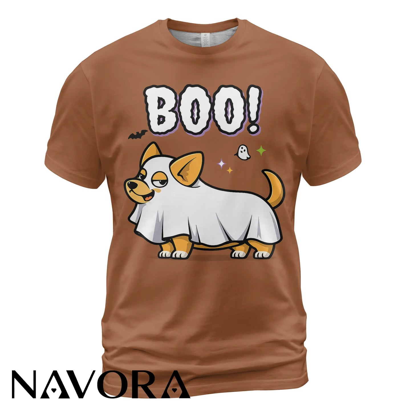 Corgi T-Shirt – Funny Halloween Boo Ghost Corgi Shirt