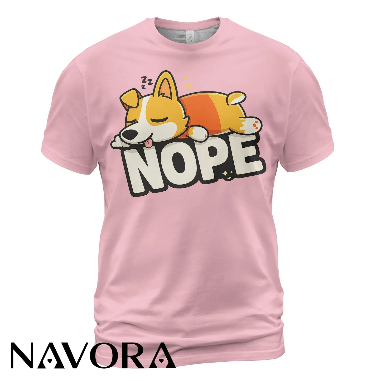 Corgi T-Shirt “NOPE” – Funny & Cute Dog Lover Tee