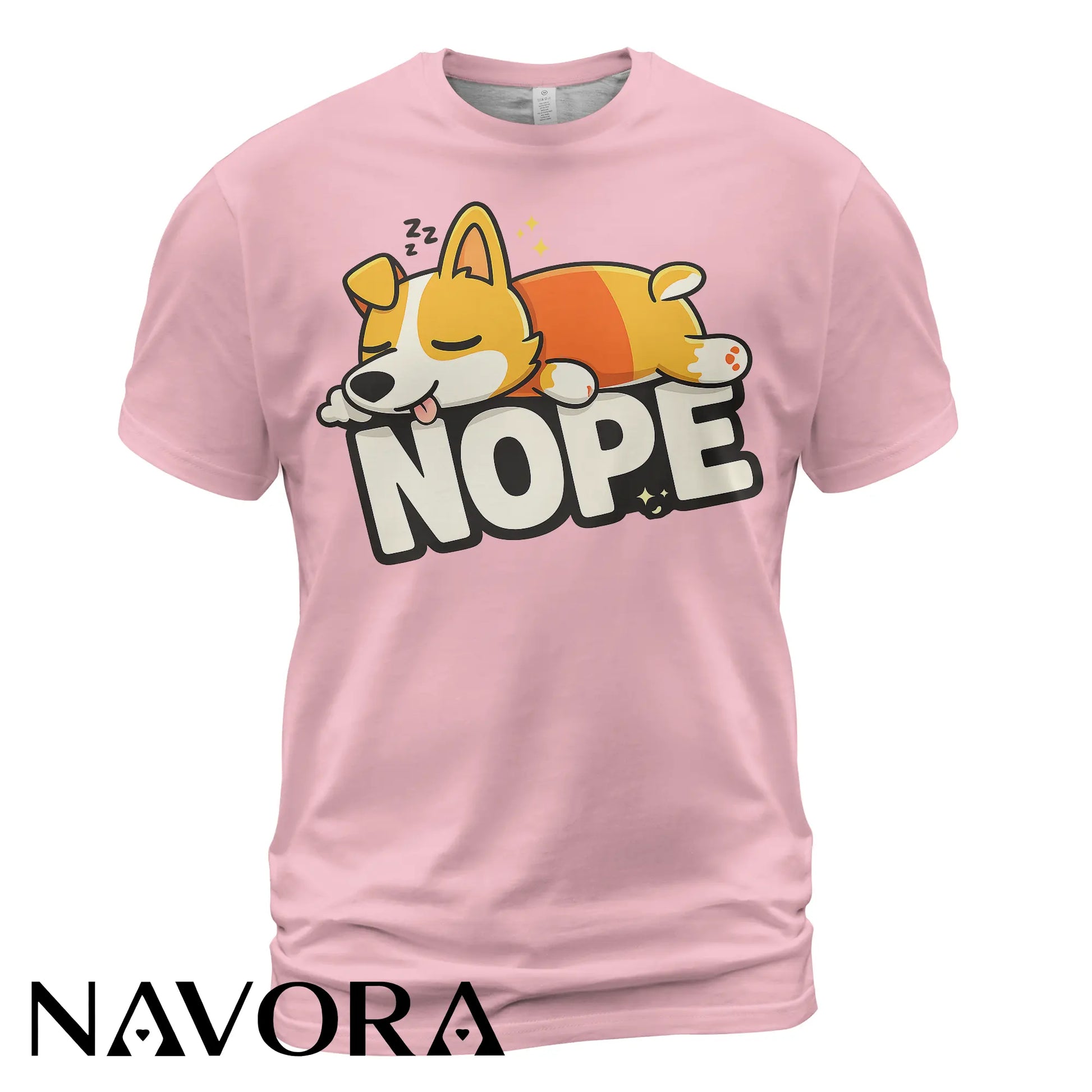 Corgi T-Shirt “NOPE” – Funny & Cute Dog Lover Tee