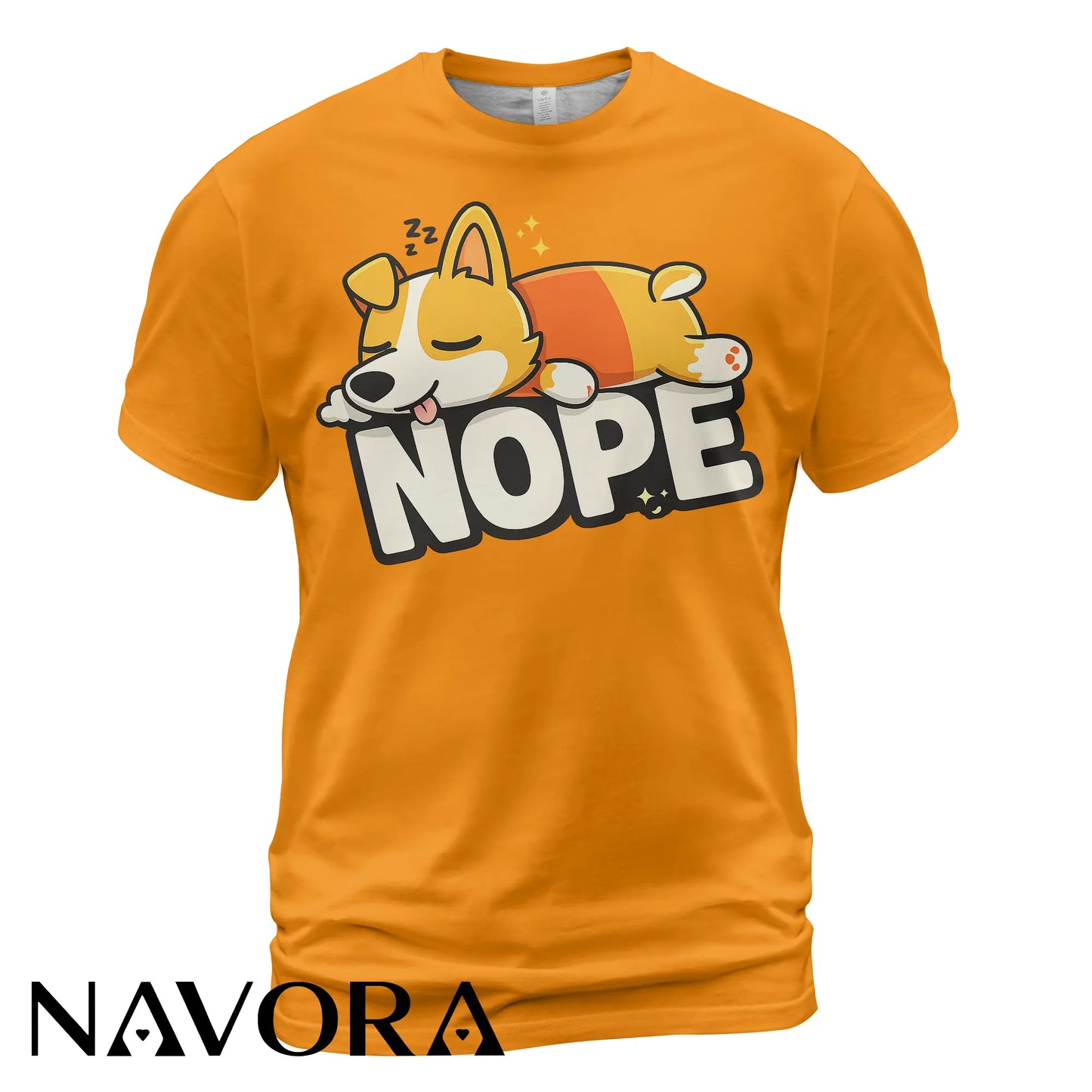 Corgi T-Shirt “NOPE” – Funny & Cute Dog Lover Tee