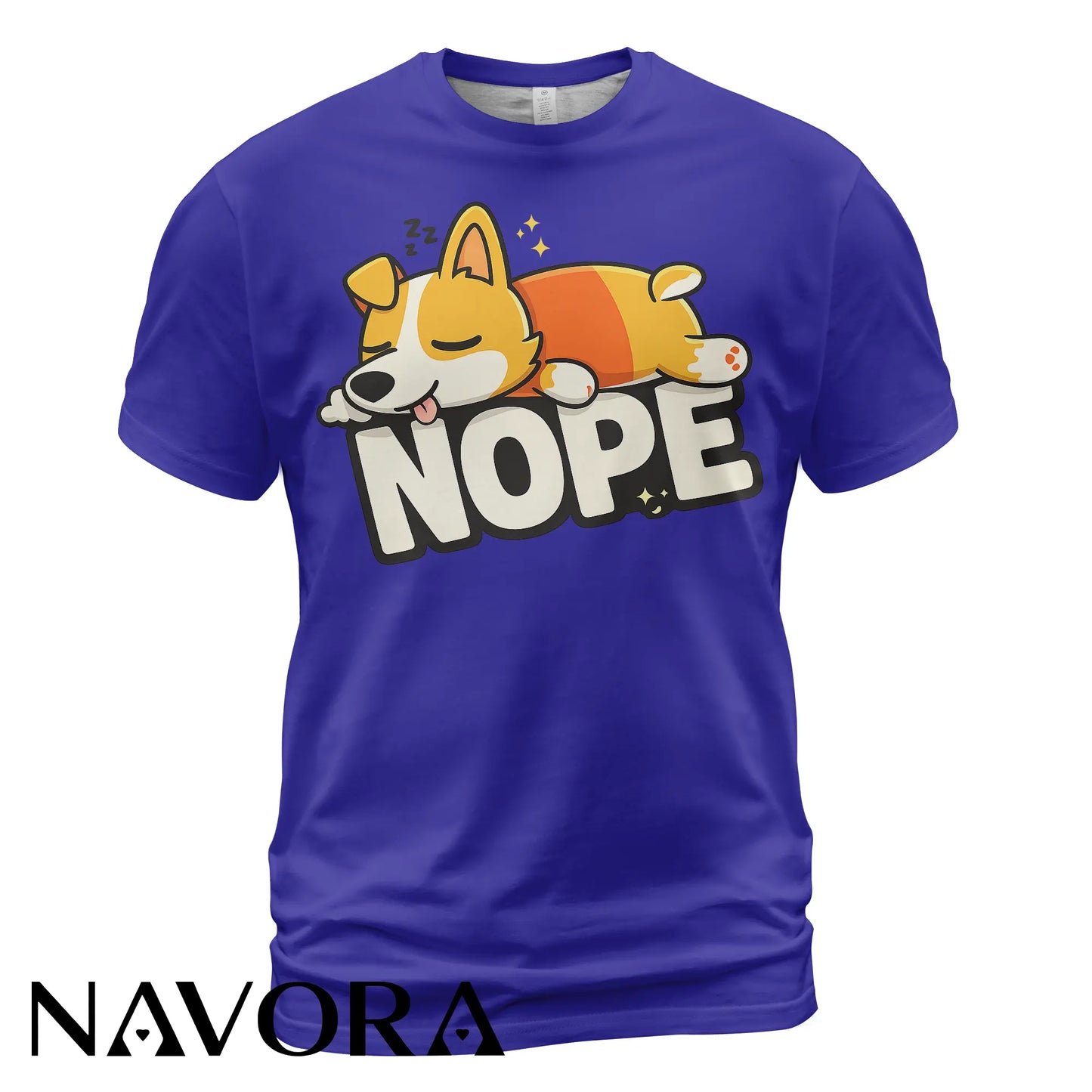 Corgi T-Shirt “NOPE” – Funny & Cute Dog Lover Tee