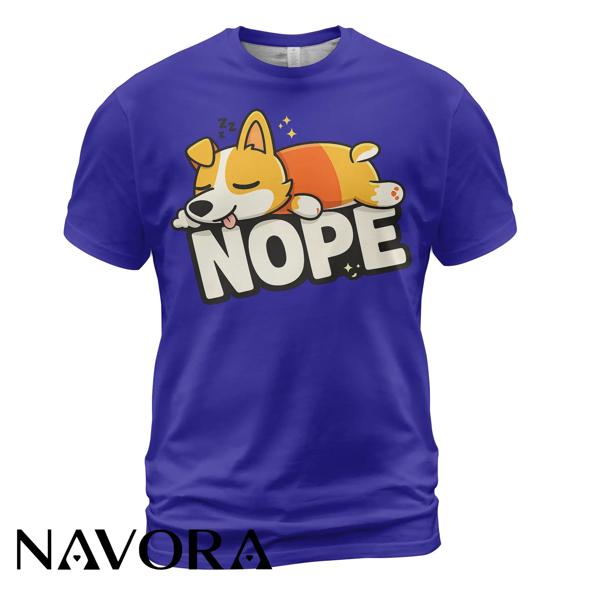 Corgi T-Shirt “NOPE” – Funny & Cute Dog Lover Tee