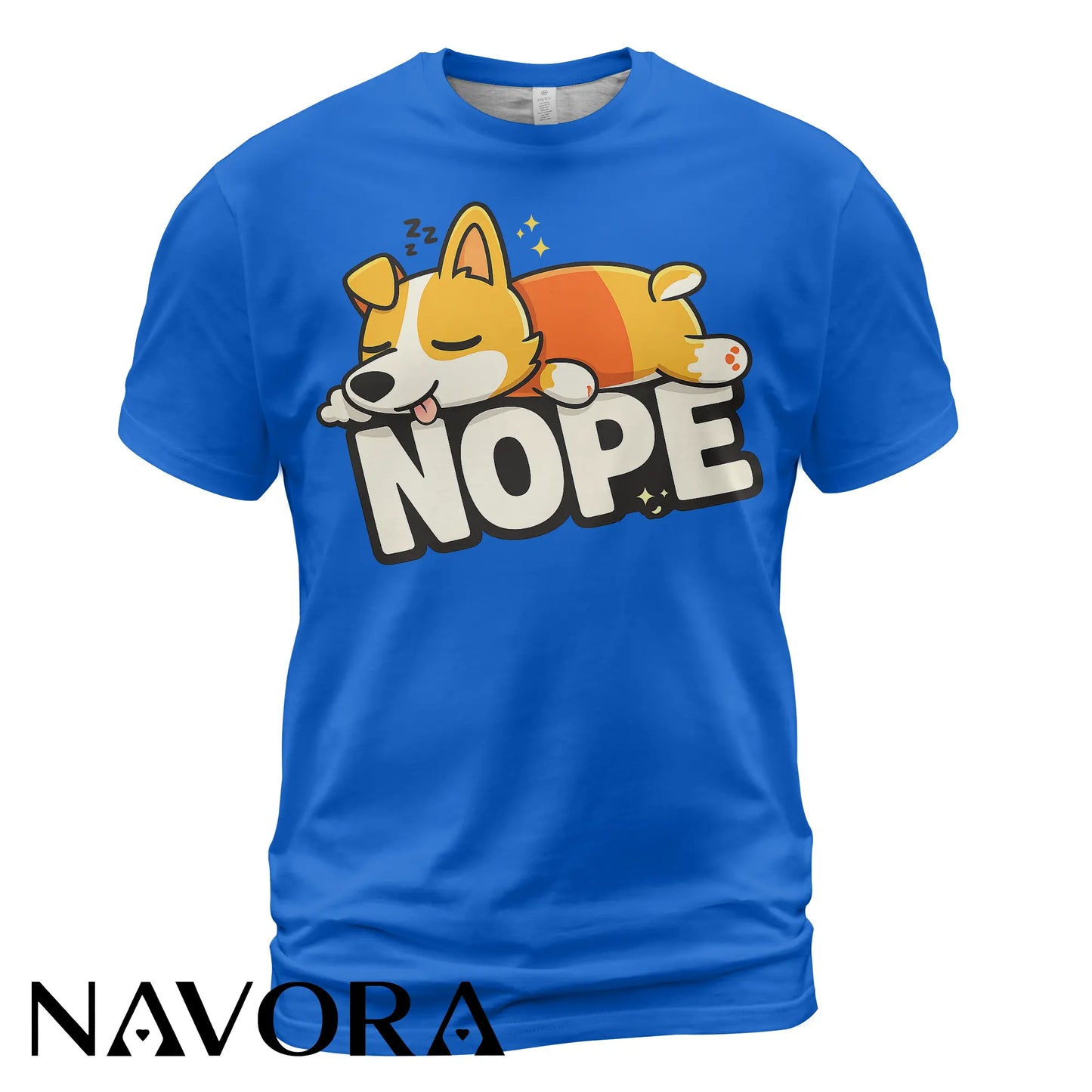 Corgi T-Shirt “NOPE” – Funny & Cute Dog Lover Tee