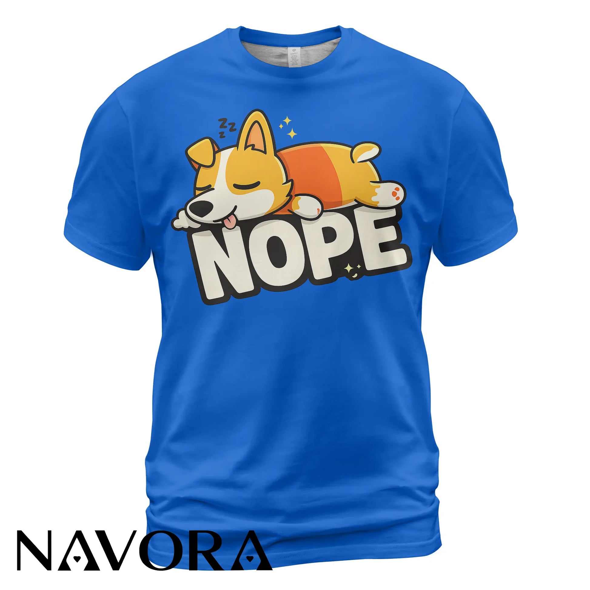 Corgi T-Shirt “NOPE” – Funny & Cute Dog Lover Tee