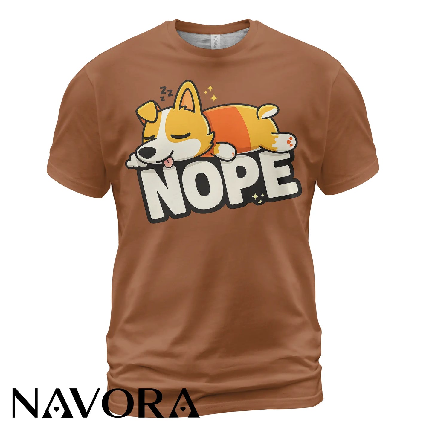 Corgi T-Shirt “NOPE” – Funny & Cute Dog Lover Tee