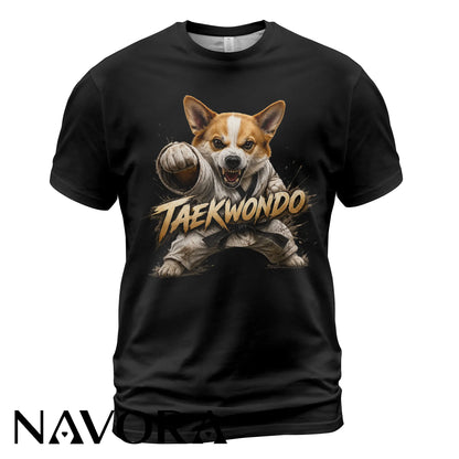 Corgi Taekwondo T-Shirt – Power & Playful Style