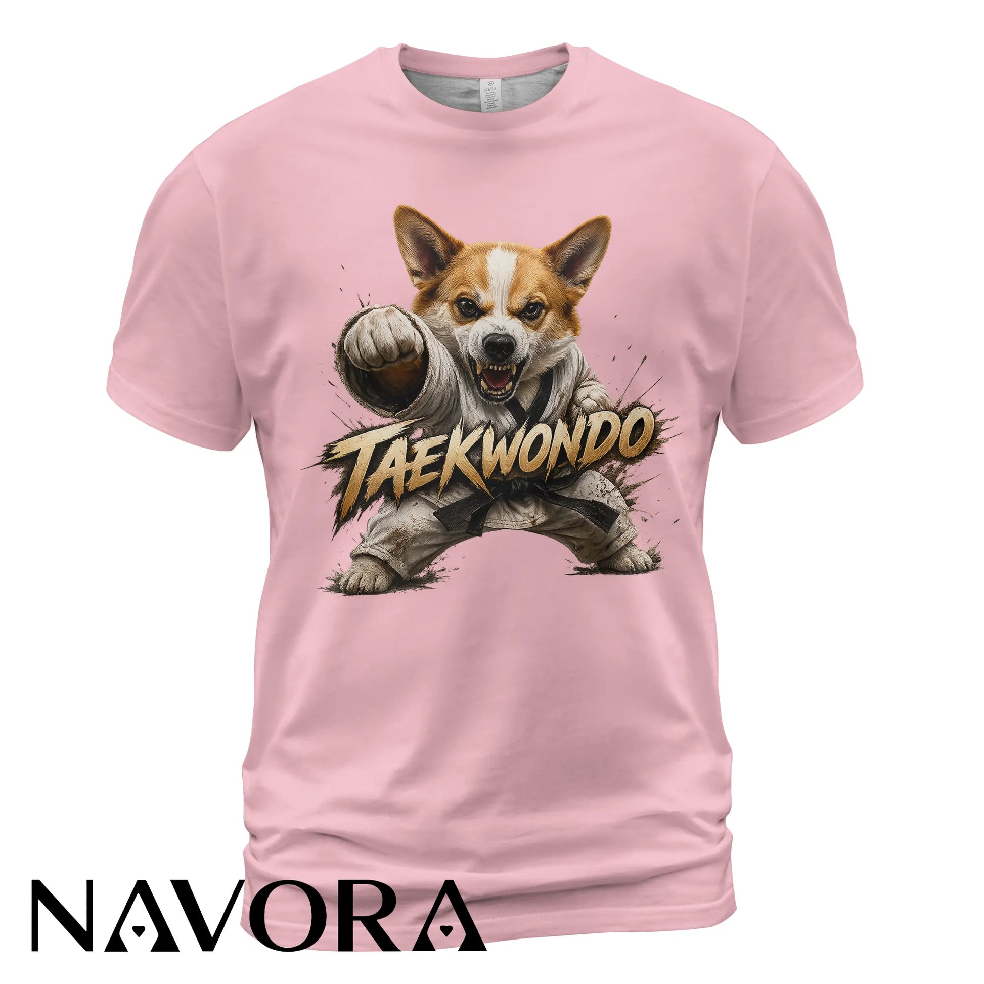 Corgi Taekwondo T-Shirt – Power & Playful Style