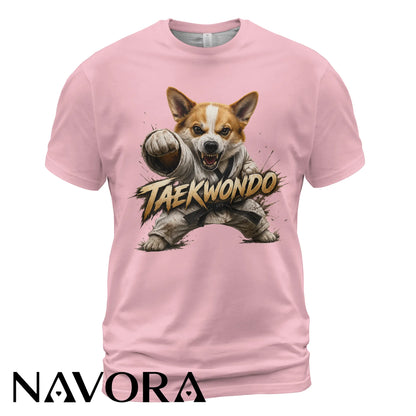 Corgi Taekwondo T-Shirt – Power & Playful Style