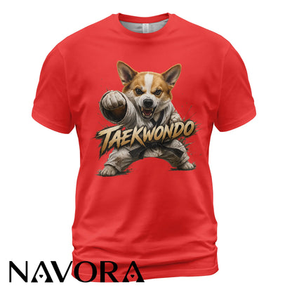 Corgi Taekwondo T-Shirt – Power & Playful Style