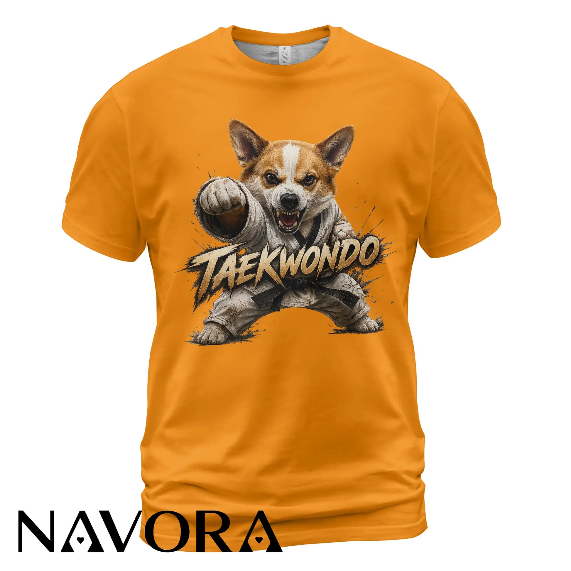 Corgi Taekwondo T-Shirt – Power & Playful Style