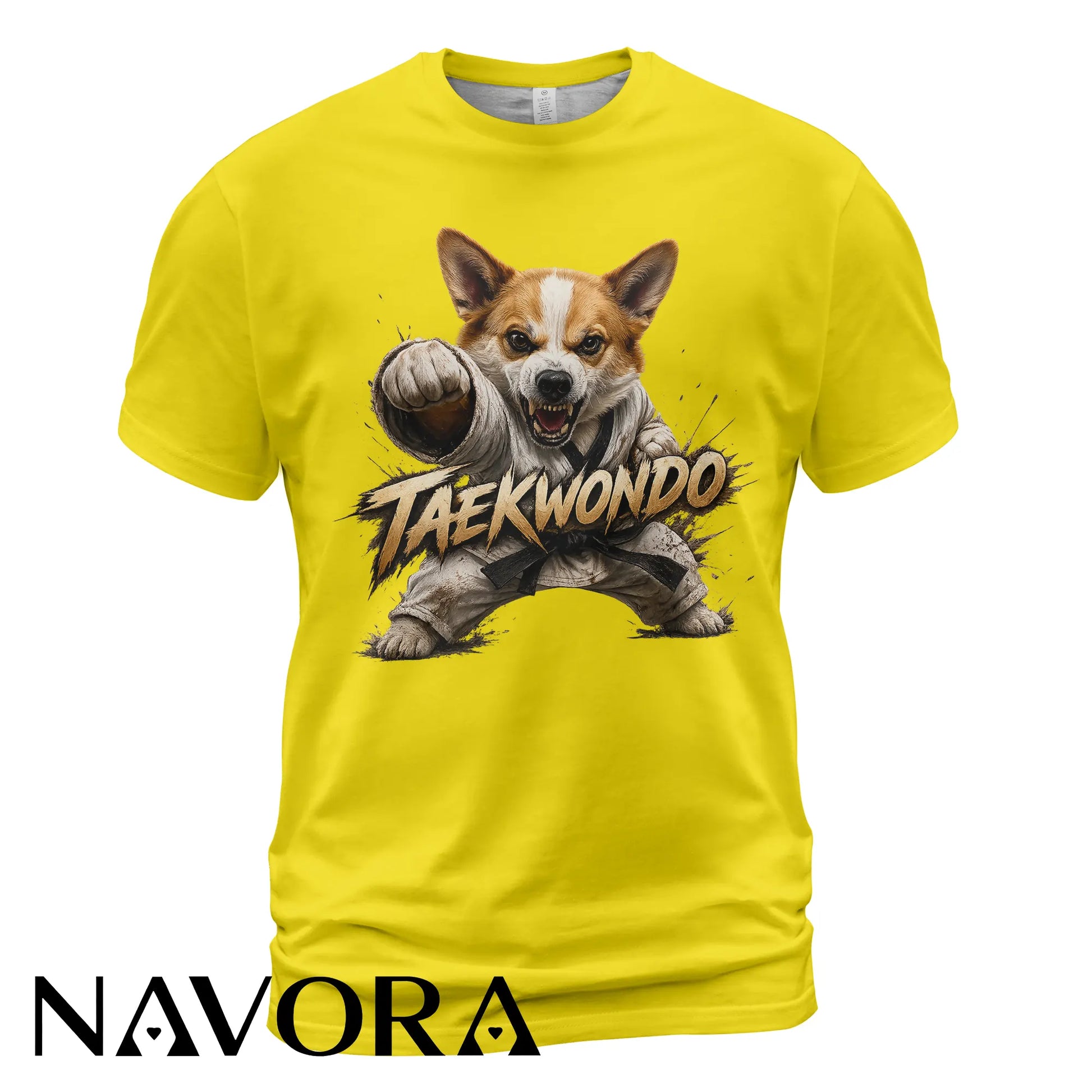 Corgi Taekwondo T-Shirt – Power & Playful Style