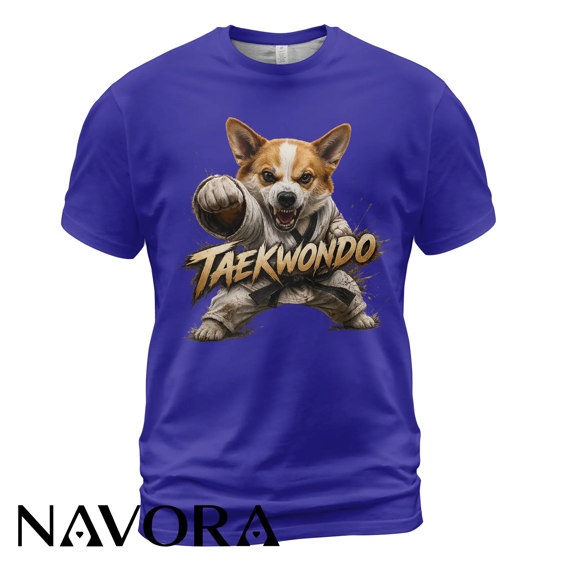 Corgi Taekwondo T-Shirt – Power & Playful Style